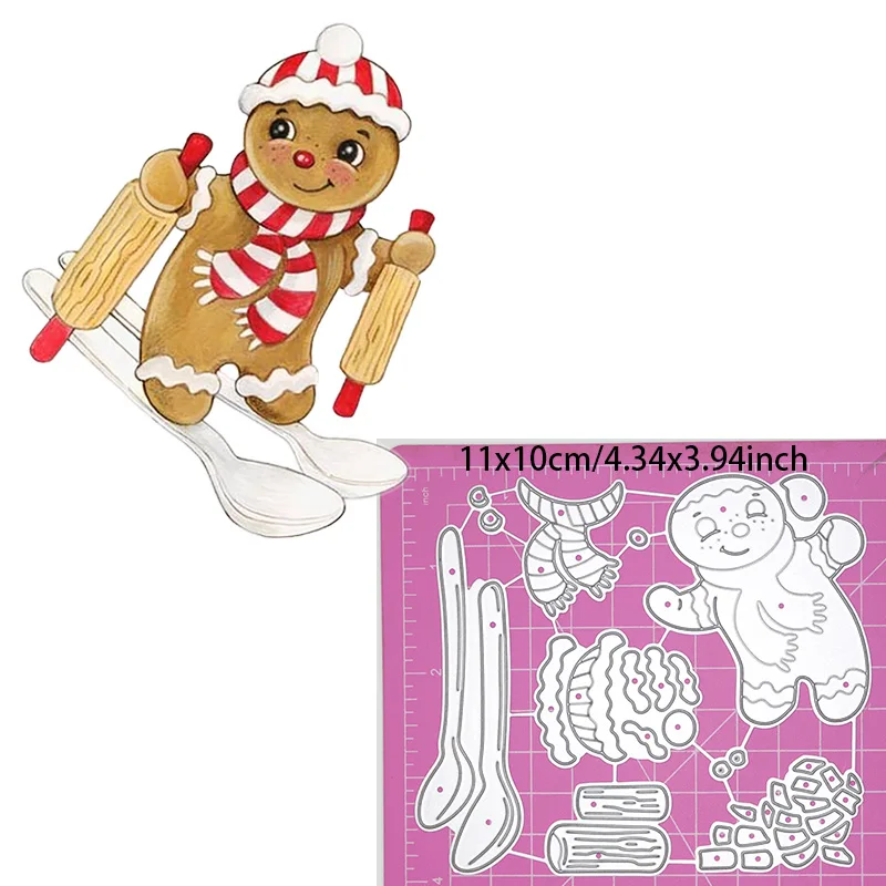 ZFPARTY Nesting Gingerbread Man Metal Cutting Dies Stencils for DIY  Scrapbooking Decorative Embossing DIY Paper Cards - AliExpress