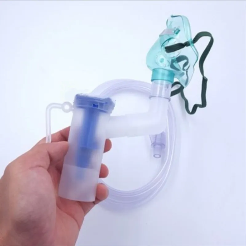 

1 pc Disposable Medicine Compressor Inhale Nebulizer Cup Atomizer Mask Mouthpieces Oxygen Mask Inhaler Set for Children Adult