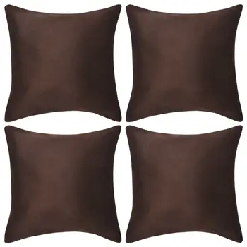 

Vidaxl pillow covers 4 PCs 50x50 cm polyester suede look brown