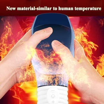 10 Speeds Frequency Vibration Mode Male Masturbation Cup Simulation Vagina Masturbator Erotic Sex Machine Adult Sex Toys for Men 2