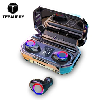 

TWS Wireless Bluetooth Earphone 5.0 Protable Sport Stereo Headphones Mini Wireless Earbuds Bass Headset With Mic Flashlight