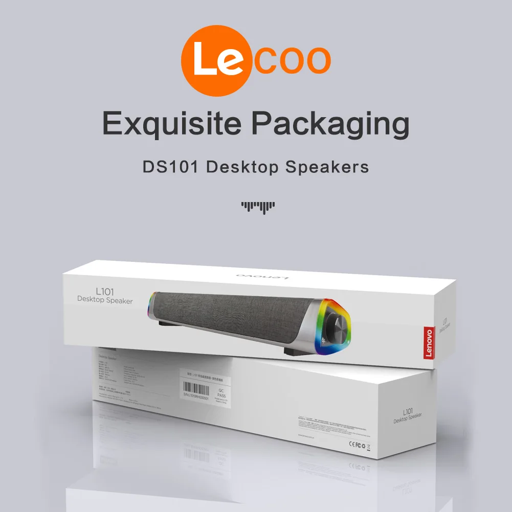 Alto-falante do Computador Alto-falante para Macbook Leitor de Alto-falante com Fio Lecoo Estéreo Música Surround Subwoofer Portátil Computador Ds101 1 portátil computador portátil leitor de alto-falante com fio