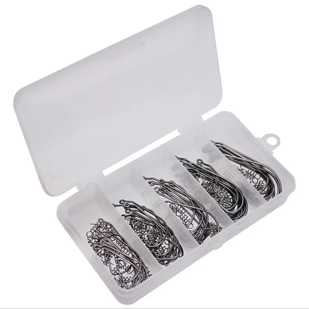 

Crank Hook Lock Pin Set 50 Pieces Soft Bait Single Hook Soft Soft Hooks Texas Fishing Set Accessories