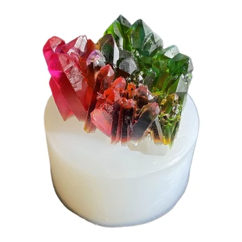 

Simulation Original Stone Crystal Cluster Epoxy Resin Mold DIY Silicone Mould P0RF