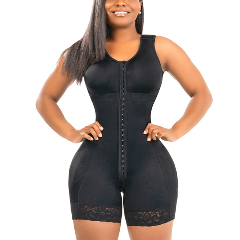 Compression Double Full Body Stage 2 Faja With Bra Fajas Colombianas Mujer Culotte Gainante Ventre Plat