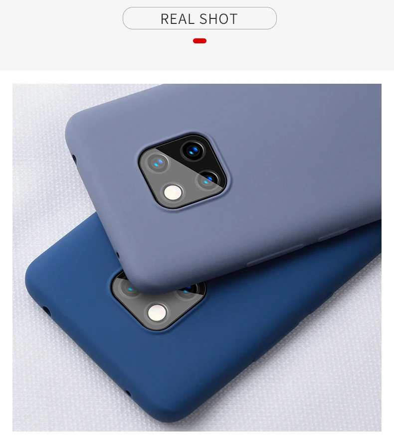 Силиконовый однотонный чехол для huawei mate 20 Pro P20 P30 Lite Honor 10 10i 20 8X 9X P Smart Plus конфетный жидкий мягкий чехол