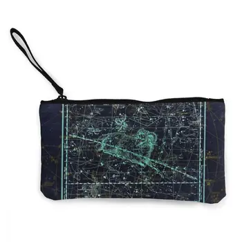 

Constellation Canvas Coin Purse constellations Pattern Print Gift Women Wallet Beautiful
