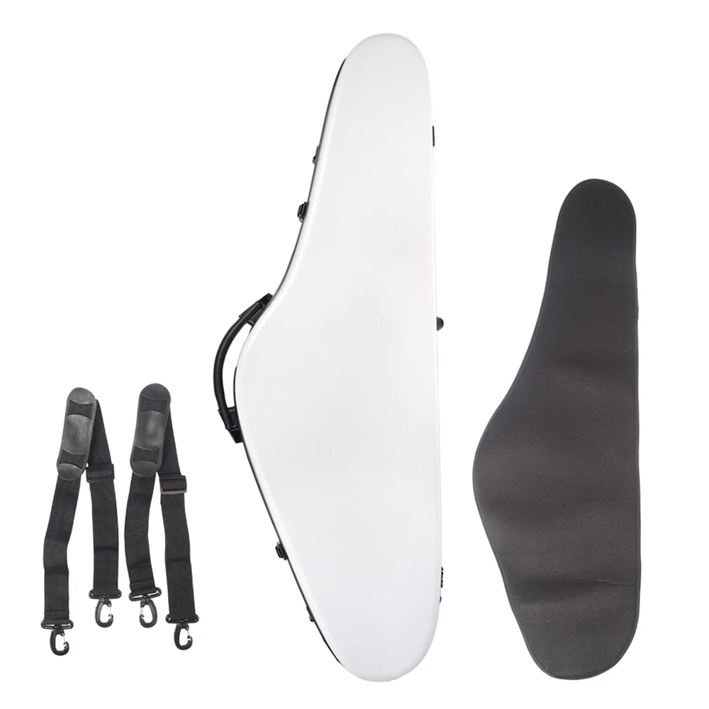 

Composite Carbon Fiber Full Size Violin Hard Case for 4/4 Violins Fiddles Built-in Hygrometer with Carry Handle Straps