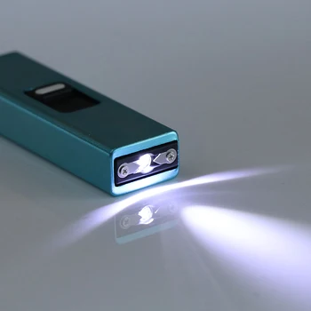 

Rechargeable Mini Outdoor Emergency Flashlight Women's Self-defense Supplies Anti-wolf Torch, With LED Lighting