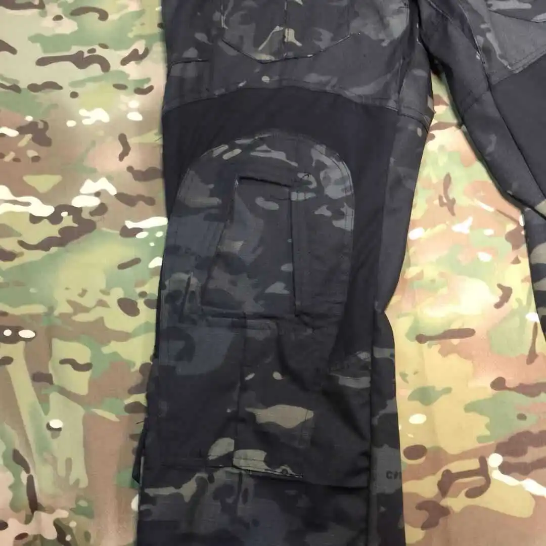 Upgrade Camouflage Unifrom Shirt Pant Fan Outdoor Training Clothes Field CS Equipment Tops Trouser outdoor training clothes