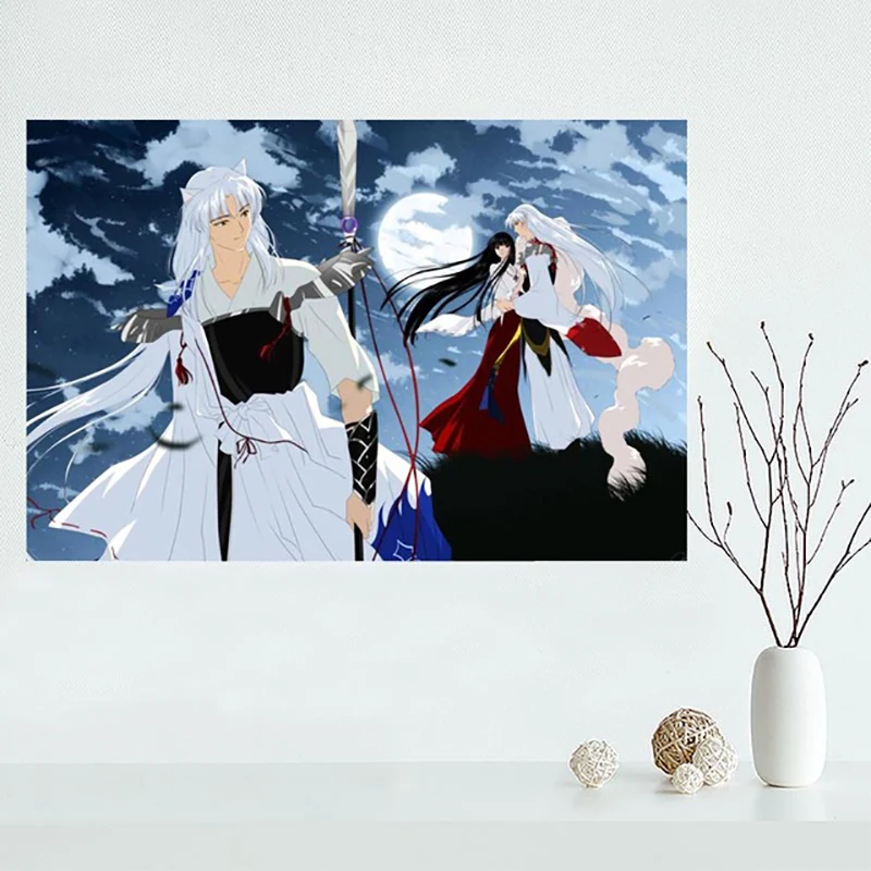 Домашний декор HD печать картина Inuyasha анимация японская картина плакат модульные картины Современный нордический стиль гостиная стены искусства
