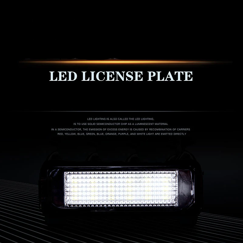 

For Volkswagen Golf GOLF4 567 Generation GTI Polo taillight Decoding led license Lamp Assembly
