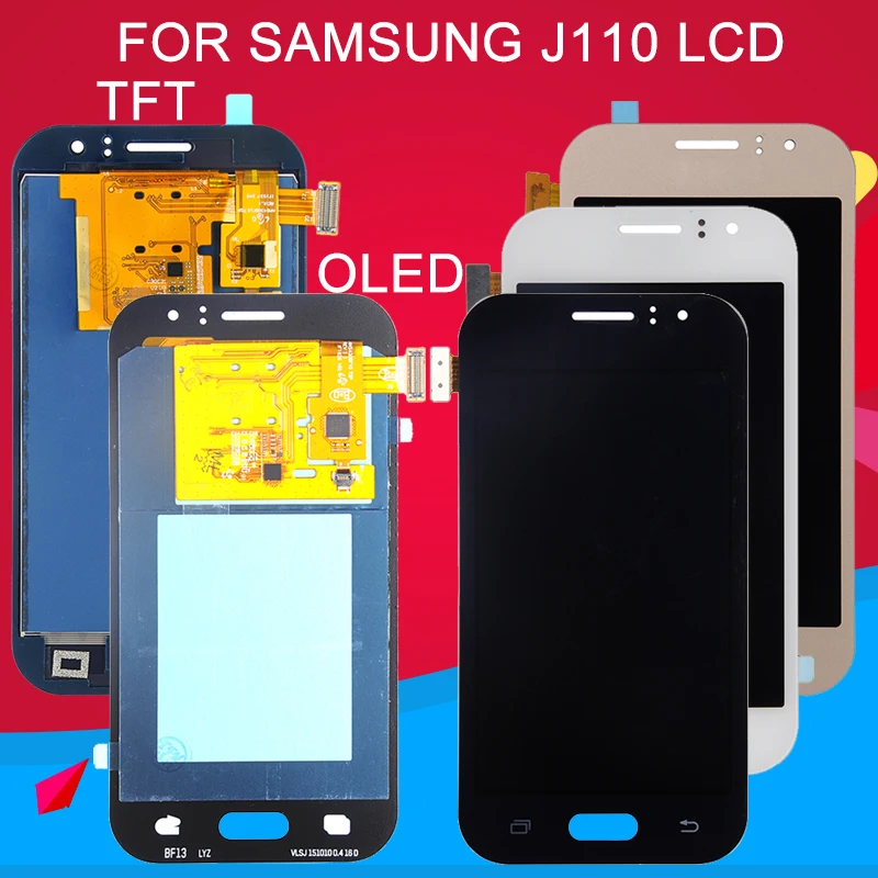 Dinamico OLED J110 Lcd для Samsung Galaxy J1 Ace сенсорный экран дигитайзер сборка J110M J110F J110L J111
