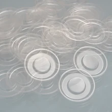 100/упаковка пластиковые прозрачные лотки для ресниц норковый держатель ресницы поднос для накладных ресниц упаковочная коробка круглый чехол оптовый поставщик