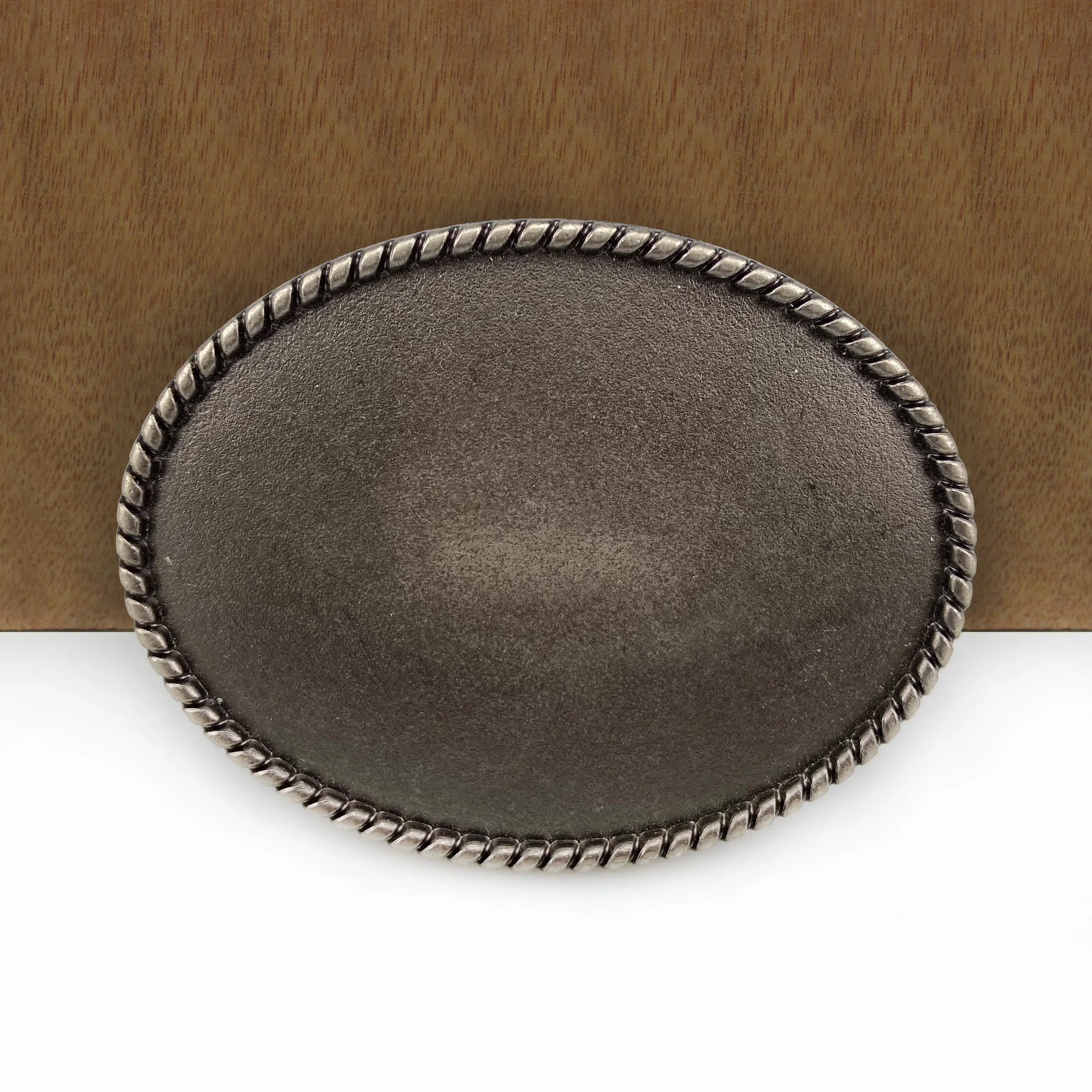 retro zinc alloy OVAL blank DIY belt buckle western jeans