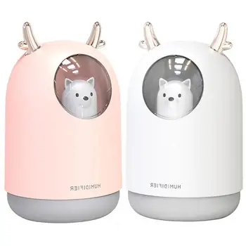 

Cartoon Bear Shaped Essential Oil Diffuser Household Portable Auto Purifier Aroma Mist Making Mute Mini Air Humidifier