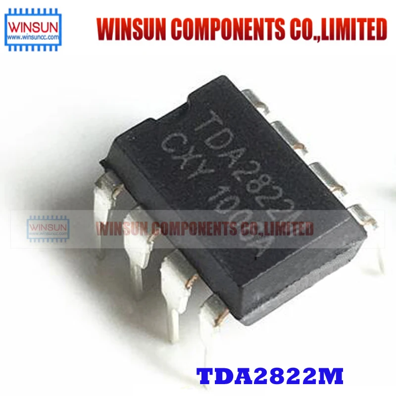

10PCS TDA2822M DIP8 TDA2822 DIP new and original