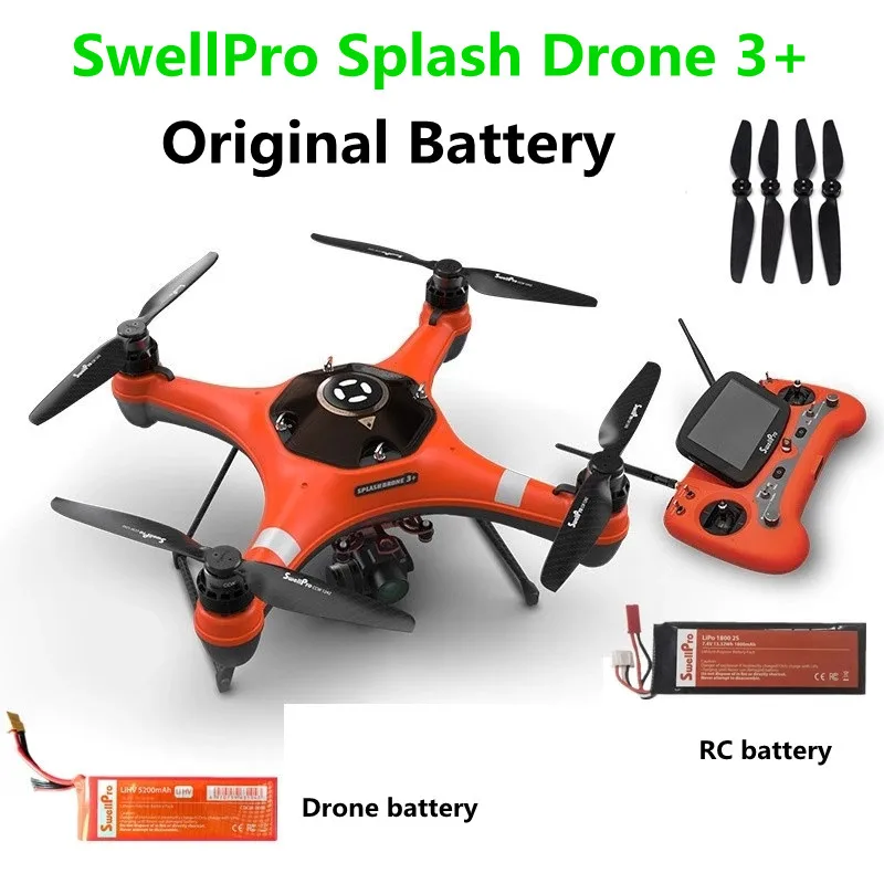 

SwellPro Splash 3+ Drone Battery / Propeller maple leaf Original Accessories For SwellPro Splash 3+ Dron Spare Parts