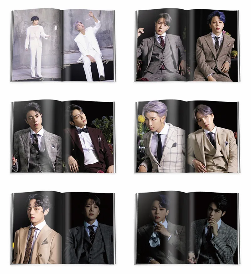 Hot KPOP Card Bangtan Boys MAP OF THE SOUL : 7 Mini Photo Postcard Collection Photocard