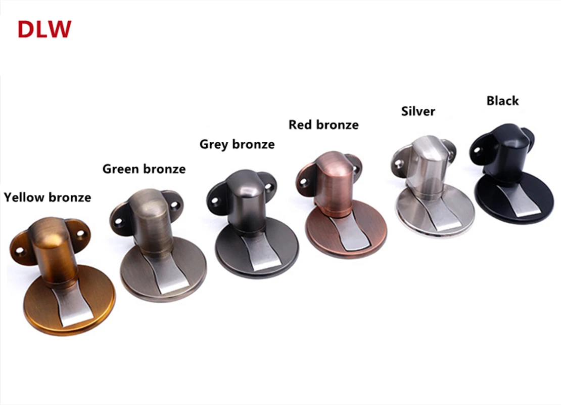 Регулируемый дверной держатель RONGYAO, магнитный дверной ограничитель из цинкового сплава, наклейка без отверстий, дверной ограничитель, фурнитура для мебели Регулируемый дверной держатель RONGYAO, магнитный дверной ограничитель из цинкового сплава, наклейка без отверстий, дверной ограничитель, фурнитура для мебели