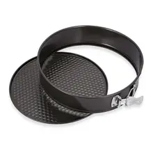 Мини круглая жестяная антипригарная форма для торта в форме пружины, свободное основание, противень для выпечки, поднос для торта, формочка, Инструменты для декорирования, Прямая поставка, новинка