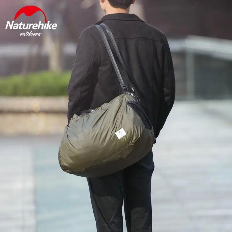 Naturehike 32L Сверхлегкий складной 20D Силиконовый водонепроницаемый мешок дорожные сумки Кемпинг унисекс сумка на плечо открытый туристический рюкзак