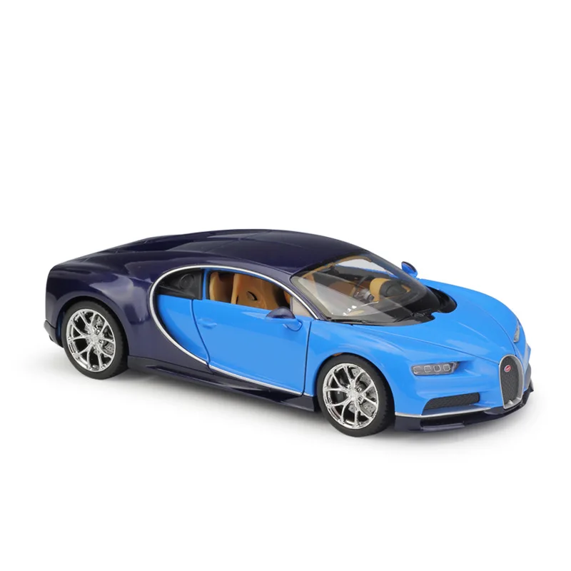 Модель автомобиля Welly из сплава Bugatti Chiron 1:24 литой и игрушечный автомобиль