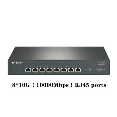 Tp-link tl-st1008 10gbe переключатель 10-гигабитный 10 ГБ 10000 Мбит/с 10-гигабайтный 8*10
