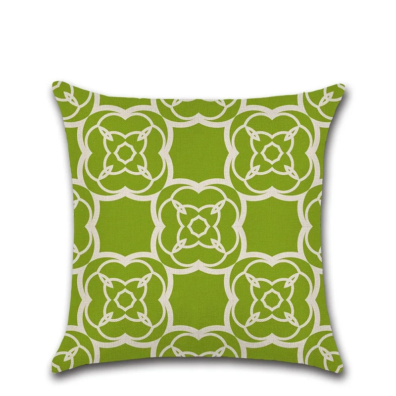 Coussin Decoratif Leaf Geometric Chrysanthemum Throw Pillow Cushion Covers Pillowcase housse de coussin Decorative Sofa Home