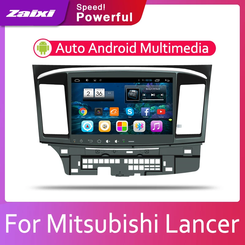 Cheap ZaiXi 10.2 HD 1080P IPS LCD Screen Android 8 Core For Mitsubishi Lancer 2014~2015 Car Radio 3G4G AUX USB GPS Navi Multimedia 0