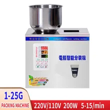 1-25 г интеллектуальные количественные гранулы разливочная машина Chagu лапша, рис лапша кофе еда Взвешивание автоматическая разливочная машина