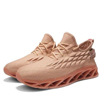 

Tlynskhc Summer New Breathable Men Sneaker Trend Casual Sports Shoes Men Shock Absorption Running Shoes Wild Light Blade Shoes