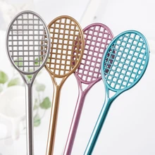 

36Pcs Creative Kawaii Gel Pens Badminton Cute Funny Stationery Store Kawai Writing Blue Ink Ballpoint Pen Rollerball School 2022