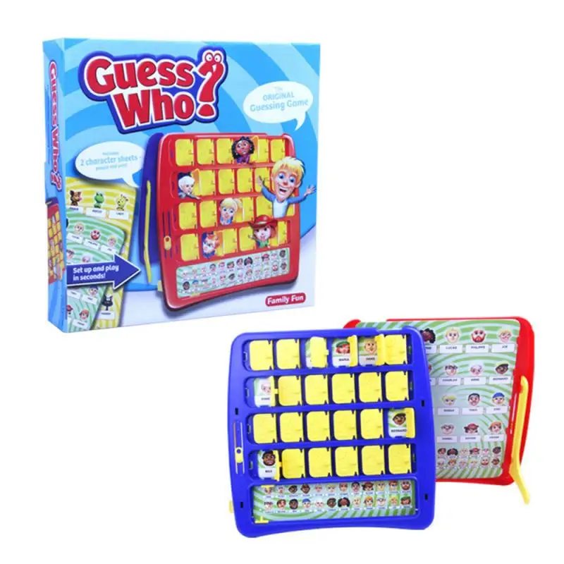 

Who Is It Board game Memory Training Family Parent-Child Interactive Educational Guessing Baby Birthday Gift Desktop Funny Game