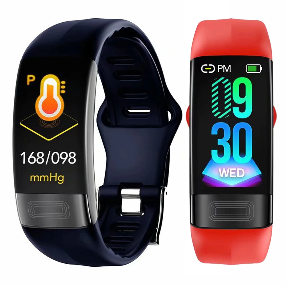

P11 ECG+PPG Smart Bracelet Blood Pressure Heart Rate Monitor Smart Band Fitness Tracker Pedometer Waterproof Sport Smartband