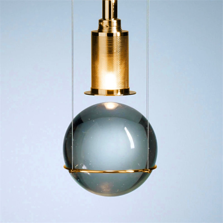 

Modern Lamps Loft Crystal LED Chandelier Lighting Bedroom Dining Room Hotel LED Pendant Lamps Decorative Hanging Lamp Suspension