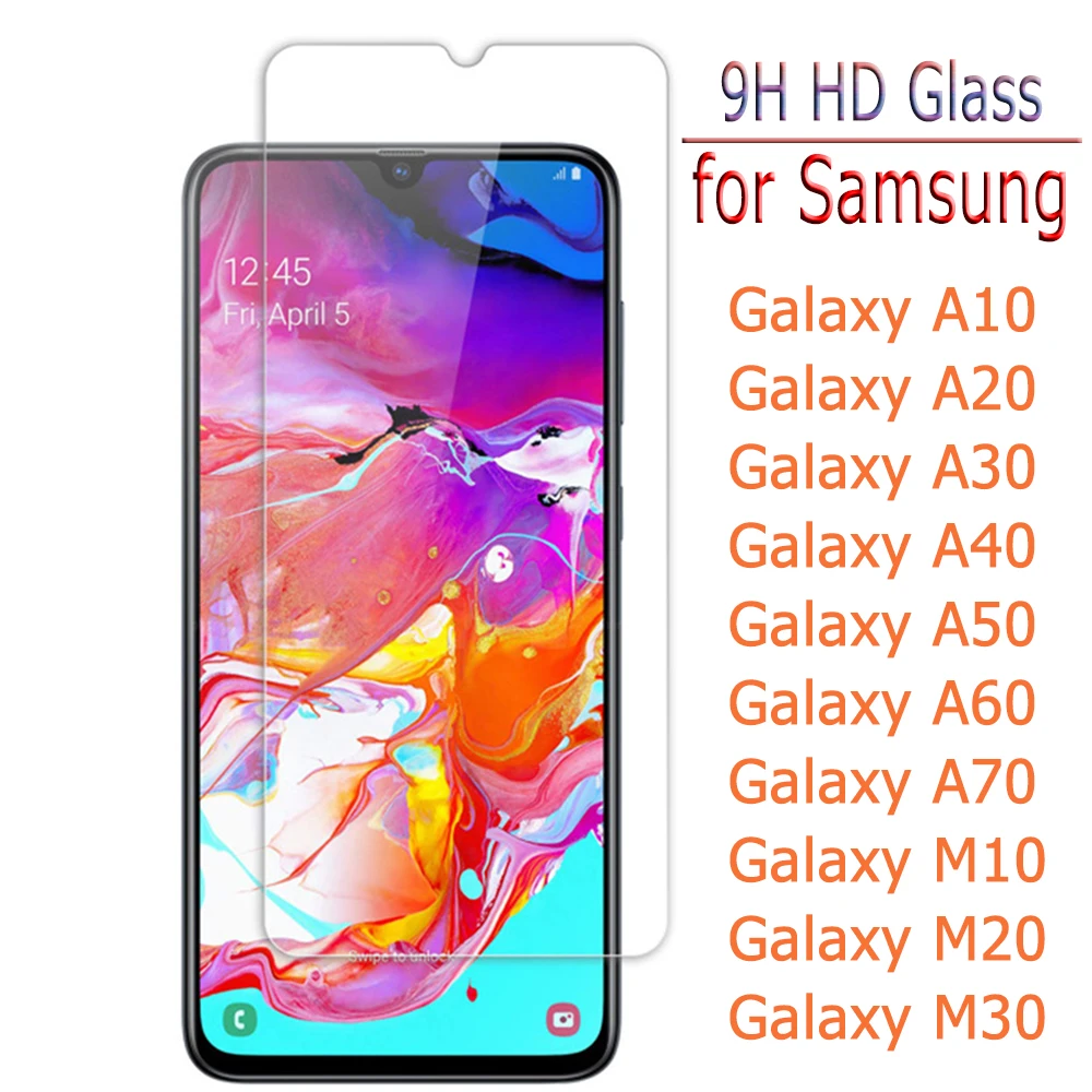 

Screen Protector For Samsung Galaxy A20 A40 A70 A60 A10 Glass Protective Film For Samsung M10 M20 M30 A30 A50 A90 Tempered Glass