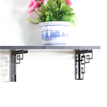 

Creative Chinese style wrought iron wall shelf shelf shelf support frame tripod load-bearing bracket jewelry rack