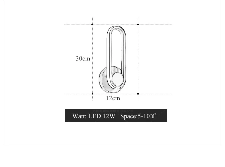16Modern LED wall lamp flexible led wall sconce light adjustable wall lamp dimmable wall lights for home restaurant hotel bar shop