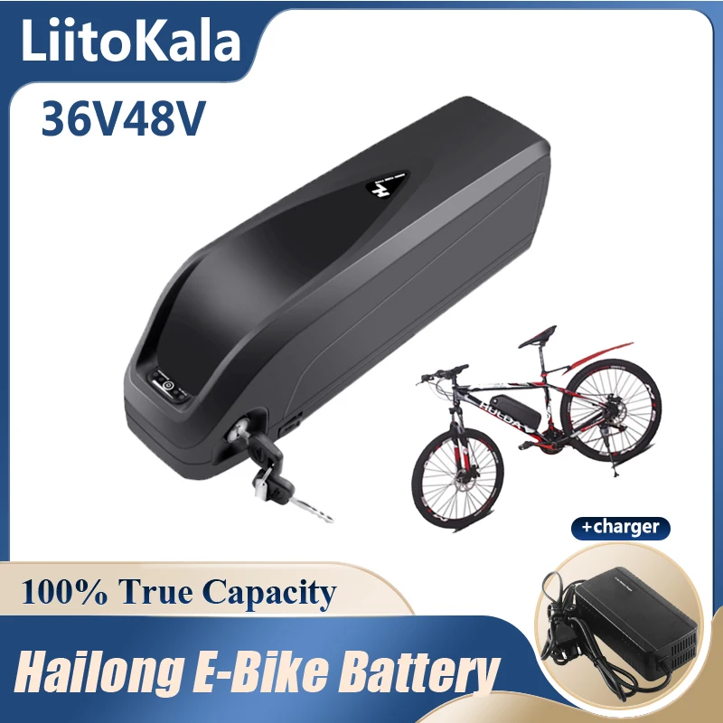 Аккумулятор для электровелосипеда LiitoKala Hailong 18650 36 В 48 10 А · ч 12 15 20 | Спорт и