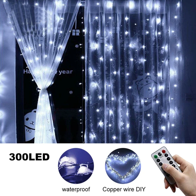 Rideau guirlande lumineuse Led USB de 3M, ramadan decoration 2023, rideau  de nouvel an, ramadan, décoration de noël 2022, ramadan décoration 2022,  guirlande lumineuse féerique, pour Ramadan - AliExpress