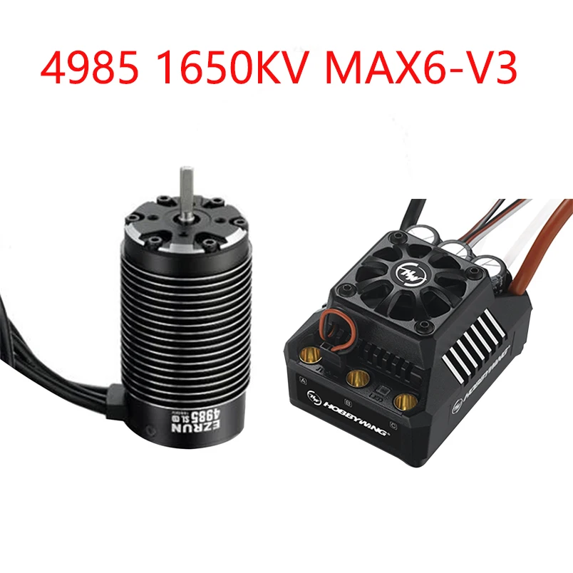 HobbyWing EZRUN-SL 4985 1650KV/ 5687SL 1100KV бесщеточный 4-полюсный двигатель MAX6 160A ESC
