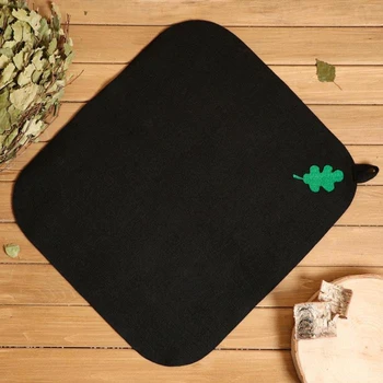 

Bath mat 50 * 40 cm with applique "Oak leaf", black 5290330
