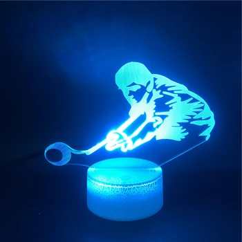 

Play Table Tennis Sport Bluetooth Base Bright Base Touch Sensor Birthday Colorful with Remote Best Selling LED Night Light USB