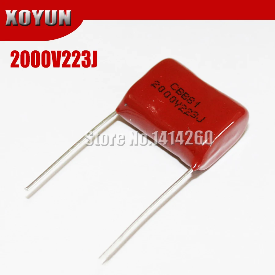 Полипропиленовый пленочный конденсатор 2000V223J 2KV 22NF 0 022 UFCBB шаг 20 мм 2000V 223J CBB 10 шт. |