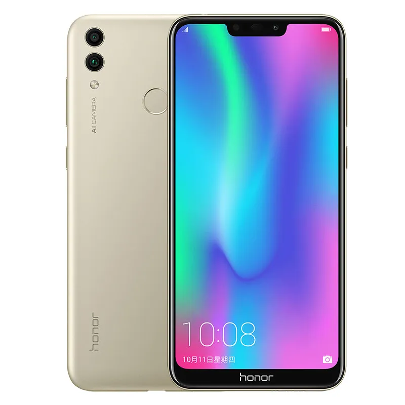 4GB 32GB Gold Стоковая Международная прошивка Honor 8C 4G LTE мобильный телефон Восьмиядерный 4 Гб ОЗУ 128 Гб ПЗУ Android 8,1 6,2" iPS 1520x720 отпечаток пальца - Цвет: 4GB 32GB Gold