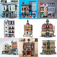 DHL 15001 15002 15003 15004 15005 15006 15007 15008 15009 15010 15011 15015 модель дома, конструкторные блоки, Детские кубики, игрушки