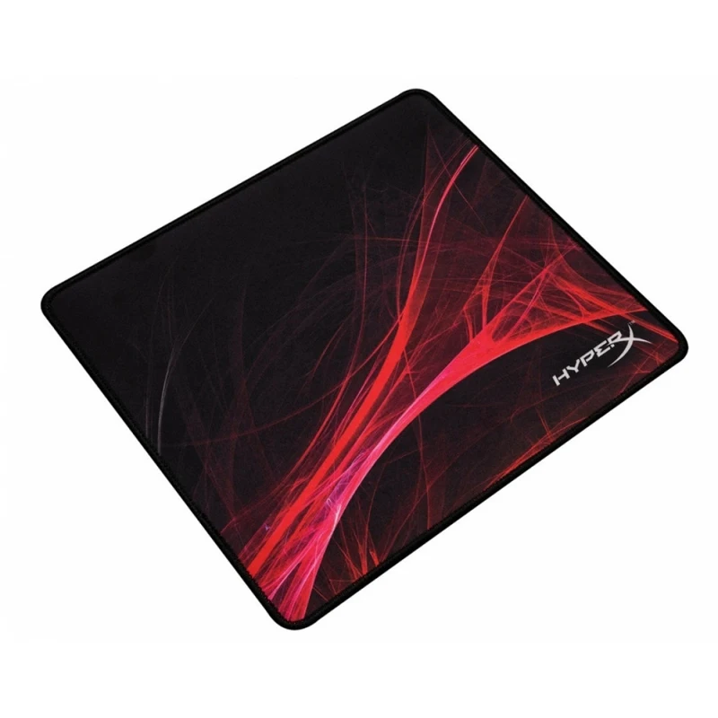 Коврик HyperX Fury Pro S Speed Large ткань, 450 х 400 х 4 мм, цвет: черный с красным