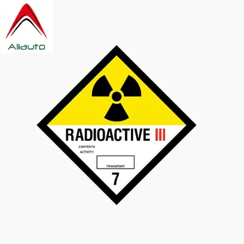 

Aliauto Personality Caution Car Sticker Radioactive Automobile Window Waterproof Sunscreen Anti-UV Decal Accessories,10cm*10cm
