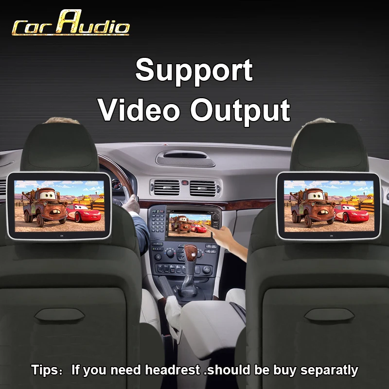 Автомобильный gps навигатор DVD CD плеер autostereo Android 9 для VOLVO S80 1999-2005 Авто 2 din радио магнитофон головное устройство 4 Гб ram